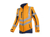 PS Malden 724Z Softshell fleecejas Oranje/Marine maat XS