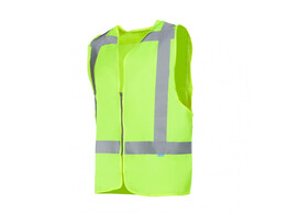 PS Solaka 9052A signalisatiegilet V-hals met ritssluiting