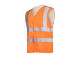 PS Lacona 9092A gilet V-hals klittenbandsluiting oranje S