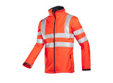 PS Softshell Genova 9833 SGNL fleecejas rood maat S