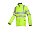 PS Softshell Genova 9833 SGNL fleecejas geel maat S