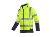 PS Softshell Fuller 9933 SGNLfleecejas Geel/blauw maat S