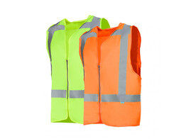 PS Solaka 9052A signalisatiegilet V-hals met ritssluiting