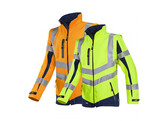 PS Malden 724Z Softshell fleecejas Oranje/Marine maat XL