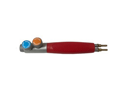 BK licht rood handvat  207.5  3mm slang